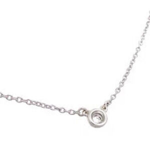 Tiffany Co By the Yard Diamond Necklace Sterling Silver